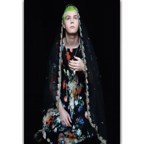 Hot New Yung Lean Custom Rap Music Singer-Silk Art Poster Wall Sticker Decoration Gift