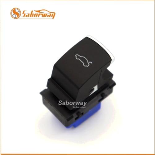Saborway OE Chrome Rear Trunk Switch Boot Lid Release Button For Passat B7 2012-2016 3AD959831A 3AD 959 831 A