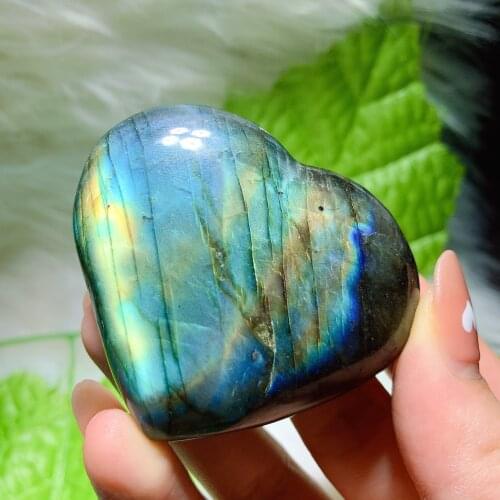 Labradonite heart 2306
