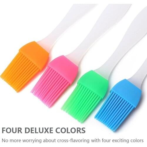 Silicone Bread Basting Brush Silicone Baking Bakeware Bread Cook Brushes Baking Accessories Oil BBQ Basting Baking Tools