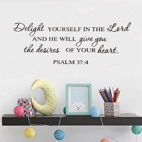 Bible Verse Vinyl Wall Stickers Scripture Word Quote Wall Art Decals Vinyl Bible Verse Wall Mural Home Decoration WL1764
