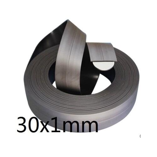 10 Meter magnetic strip 30*1 mm Magnetic Strip Rubber Magnet Tape 30x1mm magnet Width 30mm thickness 1mm