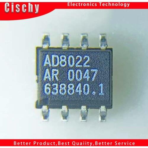 10pcs/lot AD8022ARZ AD8022 SOP-8 Operational Amplifier In Stock