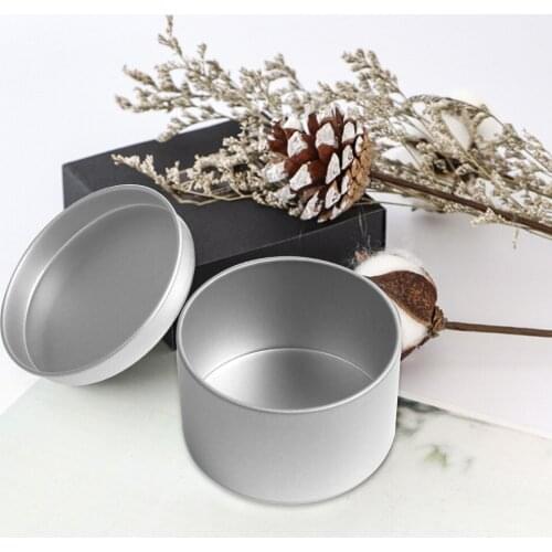 16Pcs Making Art Craft Storage Box Tins Round Metal Empty Pot Candle for Essential Oil Soy Cosmetic Container DIY Candle Supplie