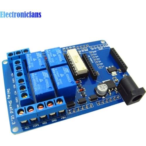 240V 3A 4 Channel Wireless Relay Module Opto-isolator Xbee Bluetooth Bee Relay Shield Expansion Board Switch For Arduino HomeApp