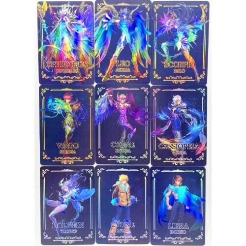 9pcs/set Saint Seiya Toys Hobbies Hobby Collectibles Game Collection Anime Cards
