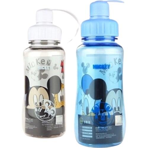 Disney cartoon PC cup large capacity durable men women student portable cups leakproof fall resistant safety health drinking cup