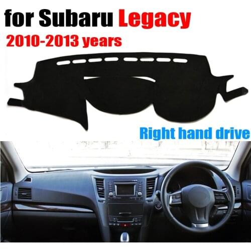 Car dashboard covers for Subaru Legacy 2010-2013 years Right hand drive dashmat pad dash cover auto dashboard accessories