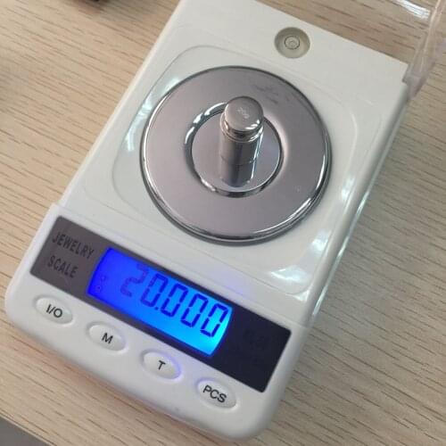 50g 0.001g Digital Electronic Scale 0.001g Precision LCD Digital Jewelry Diamond Scale Laboratory Carat Counting Weight Balance