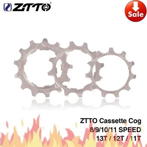 ZTTO Bicycle Parts MTB Road Bike Bicycle Cassette Cog 8 9 10 11 Speed 11T 12T 13T Freewheel Parts for ZTTO K7 Cassette 1pcs