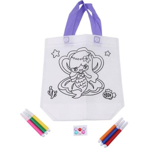 Kid DIY Drawing Craft Color Bag Children Learning Educational Drawing Toys with Safe Non-toxic Water Pen for Boy Girl Gifts Hot