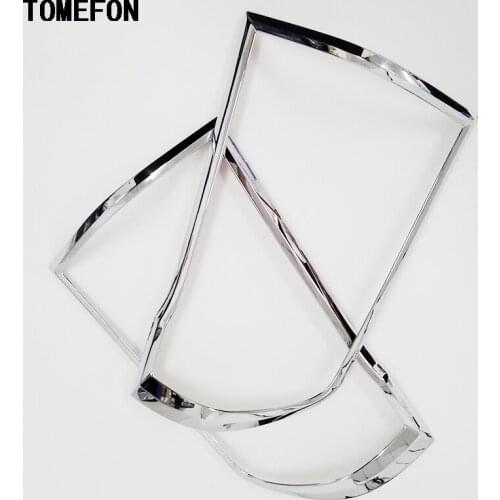 For Mercedes Benz Vito W447 2014-2016 2017 W447 Chromed ABS Rear Light Taillight Tail Lamp Trim Mouldings pair