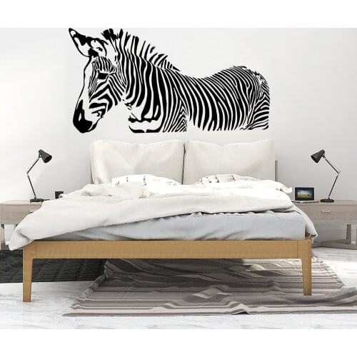 Zebra Wall Stickers Exquisite Zebra Wall Stickers Home Decor Girls Bedroom Sticker For Living Room Wall Decals Bedroom Art Mural