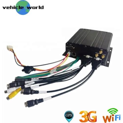 H.264 AHD 1080P HDD SD Card 6Channels GPS 3G WiFi Mobile DVR for School Bus Taxi Trailer Truck
