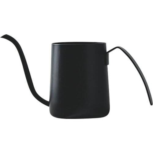 Drip Kettle 350ml Coffee Tea Pot Non-Stick Food Grade Stainless Steel Gooseneck Drip Kettle Swan Neck Thin Mouth