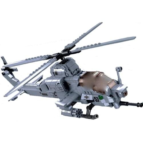 Sluban 0838 Constructor Fit Super Hornet Fighter Gunship Helicopter Motorcycle Building Blocks Bricks Toys For Children