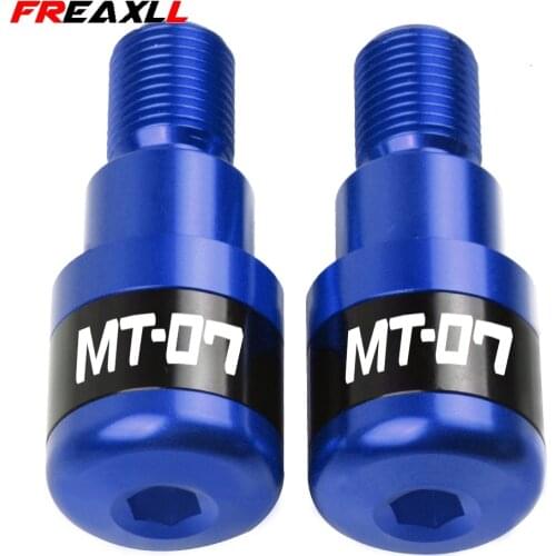 Motorcycle Hand Grip Handle Bar End Cap Slider Cover For Yamaha mt-07 MT-07 MT07 MT 07 2014-UP 2015 2016 2017 2014