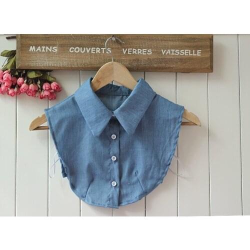 2015 new fashion collar wild cotton Saving anti-wrinkle shirt collar fake shirt female non-cotton doll false collar wild