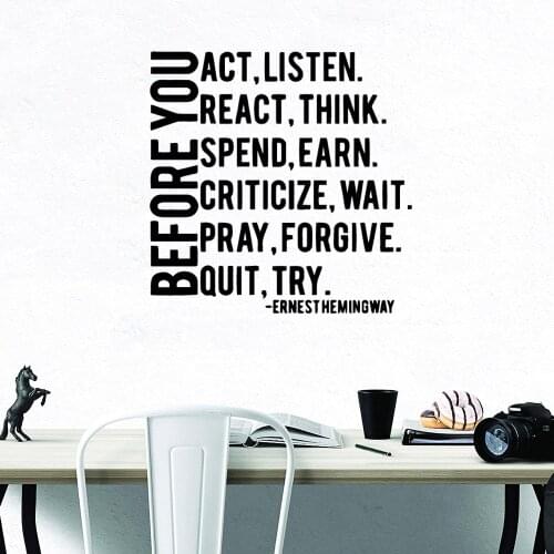 New Design Before you Wall Sticker Wall Decal Sticker Home Decor For Babys Rooms Wall Decal Home Decor