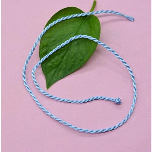 100pcs pink braided korean silk thread silk cord necklace 2mm 18"L