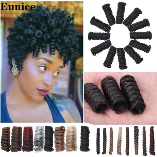Synthetic Jamaican Bounce Twist Ombre Toni Curl Crochet Braids Short Kenzie Saniya Curl Curlkalon Eunice Small Spring Twist Hair