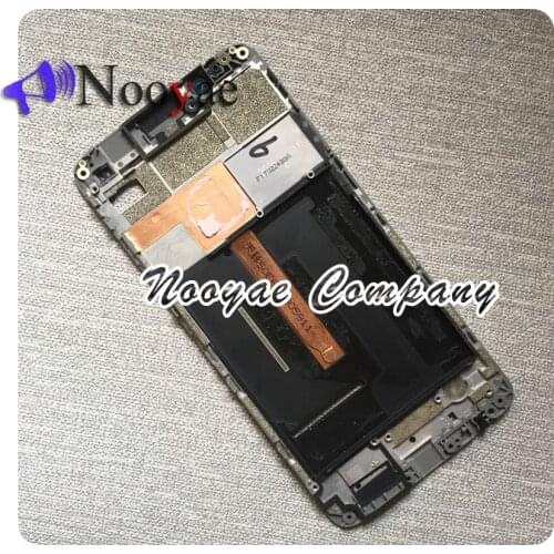 Middle Frame Cover For ZTE Axon 7 A2017 A2017U A2017G LCD Display Frame Bezel Housing Cover Front A Board Replacement + tracking