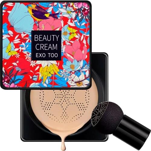Mushroom Head Air Cushion CC Cream Natural Moisturizing Foundation Concealer Whitening Makeup BB Cream Cosmetics