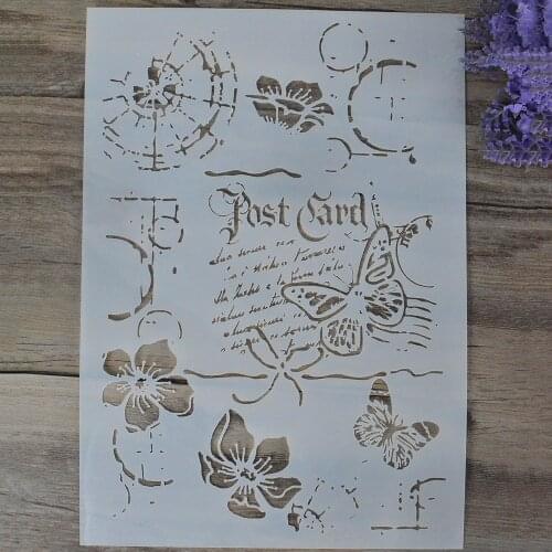 A4 A3 A2 DIY Craft Layering Flower Stencils For Walls Painting Scrapbooking Stamping Stamp Album Decorative Embossing Paper Card