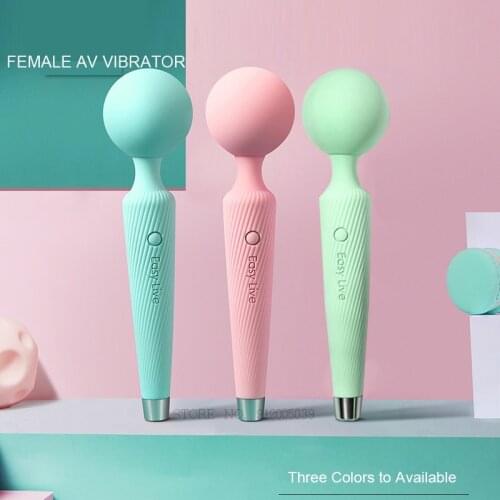 AV Vibrator Sex Fun Vagina Vibrator for Orgasm Clitoris Stimulate G spot Vibrator Big Head Body Massage Adult Sex Toys for Women
