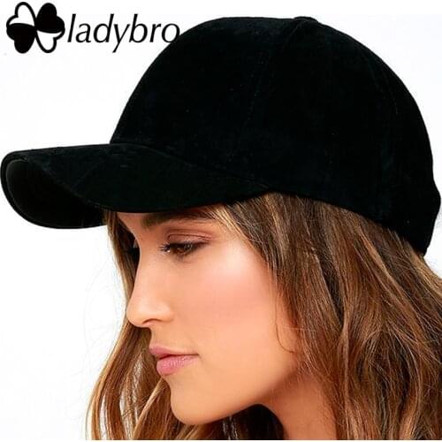 Ladybro High Quality Women Dad Hat Baseball Cap Men Hat Cap Pink Hat Fashion Corduroy Casual Unisex Black Snapback Cap Female