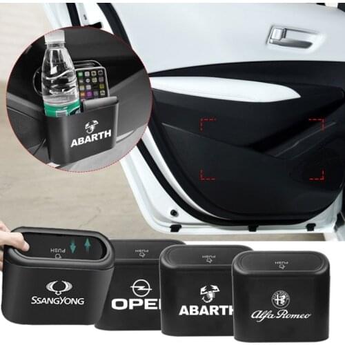 1pcs Car Trash Bin Hanging Vehicle Dust Box For INFINITI FX35 Q60 Q50 Q30 ESQ QX30 QX50 QX60 QX70 EX JX35 G35 G37 EX3 G20 FX37
