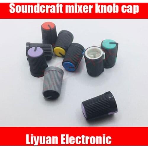 6mm hole mixer knob cap screw cap 270 degrees Soundcraft EFX8 EFX12 EMX8 12 24 LX9-16 32 encoder instrument knob cover