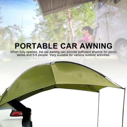 Car Tent Light Weight Waterproof Tear Resistant Multifunction Uses Auto Camping/SUV MPVTrailer Teardrop Sedan Anti-uv Tent