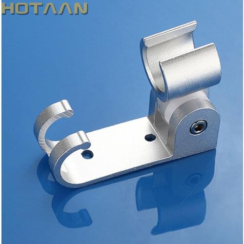 Free Shipping 1pc/lot Solid Aluminum Wall Mounted Hand Shower Holder Hook Pedestal Bracket In Wall Shower Accessories,YT-5177