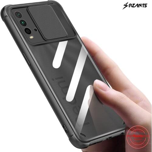 Rzants For Xiaomi Redmi 9T Case [Lens Protection] Slim Crystal Clear Cover Double Soft Casing