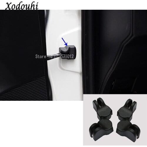 For Toyota RAV4 2019 2020 car styling anti rust water proof Door lock key keys Plastic buckle Limit device trim hoods 4pcs