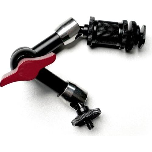 DSLR Camera Super Clamp 7/11 inches Adjustable Magic Articulated Arm for Mounting Monitor LED Light LCD Video Camera Flash Light