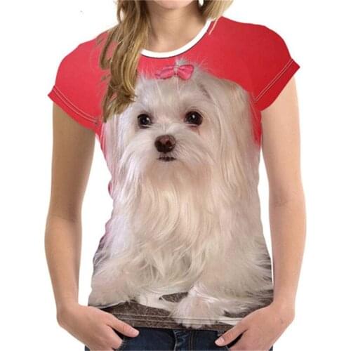Versatile T Shirts for Women Tops Product New Pattern T-shirt-women-cotton New Product 2022 Oversize Dog Crew Neck Vogue