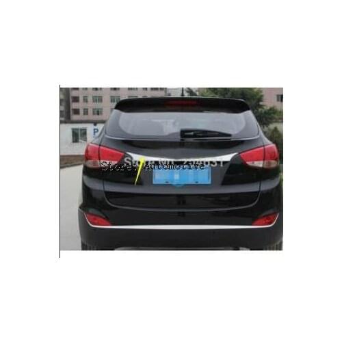 For 2010-2012 2013 2014 2015 for Hyundai ix35 ABS Rear Trunk Lid Cover Trim(A style)