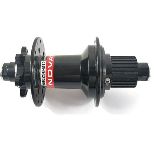 Novatec MTB j-hook Boost 6 Bolt Disc Rear Hub D902SB-B12 Black 148mm x 12mm Shim 12S Micro Spline XC AM ENDURO Trail Wheels Part