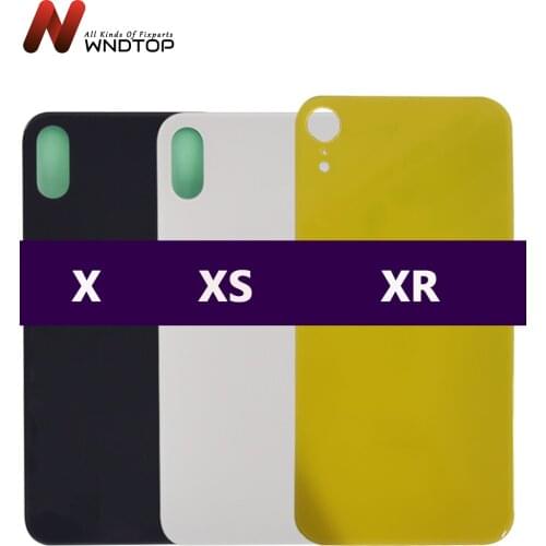New For Apple iphone X Battery Cover Rear Door Bac Housing Glass For Apple iphone XS XR With Logo Back Cover