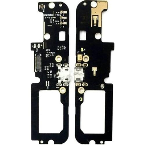 New Microphone Module+USB Charging Port Board Flex Cable Connector Parts For Lenovo K5 Note K52e78 A7020 Replacement