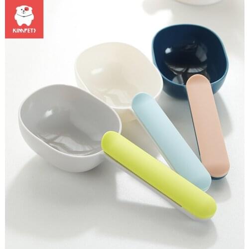 KIMPETS Dog Food Clip Cat Plastic Food Spoon Pet Metering Pets Supplies Lovely Cat Food Multifunction Weighing Spoon