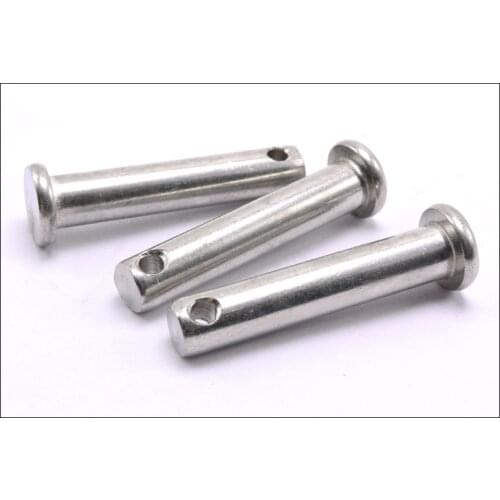 GB882 304 stainless steel Dowel pin flat headed cylindrical pin M3 M4 M5 Pin dowel with hole