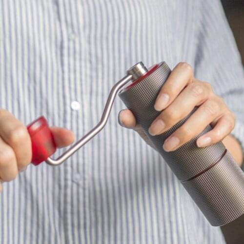 Chestnut C2 Manual Coffee Grinder Capacity 25g with Stainless Steel Conical Burr Adjustable Setting Double Bearing