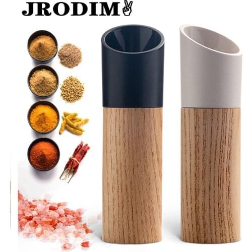 Manual Salt Pepper Grinder Kitchen Gadgets Spice Mill Grinder Seasoning Adjustable Coarseness Pepper Mill for BBQ Kitchen Tools