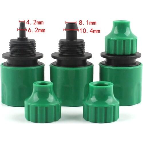 2pcs 4/7 8/11mm Garden Hose Quick Connector Faucet Tap Adapter 1/2 3/8 Inch Garden&Agriculture Irrigation 4mm Water Pipe Joints
