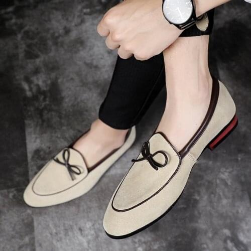 High Quality Vintage Men Casual Shoes Real Leather Business Formal Dress Loafers Wedding Flats Slip-On Tassel Big Size Oxfords