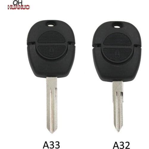 2 BUTTON REMOTE KEY FOB CASE REPLACEMENT SHELL FOR NISSAN MICRA ALMERA PRIMERA XTRAIL A32 A33 Blade