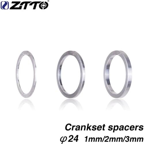 ZTTO Bottom Brackets accessories washer 1mm 2mm 3mm spacer for Road Mountain bike diameter 24mm Chainset Crankset BB spacers